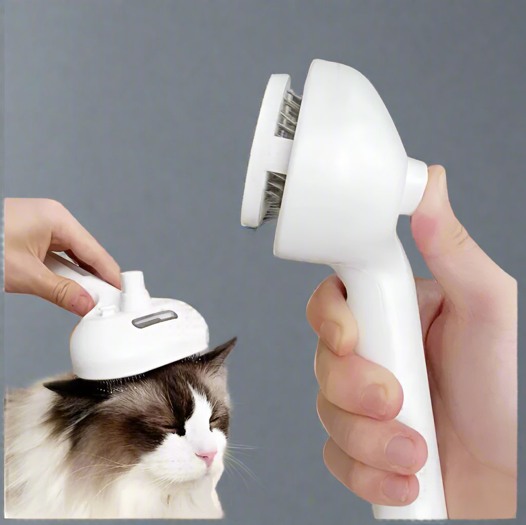 🐾 Fur Ease™ 3-in-1 Pet Grooming Brush - 50% OFF